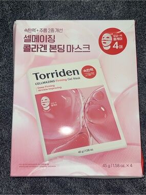 Torriden Cellmazing Firming Gel Mask (Face & Neck Included) 45g x 4